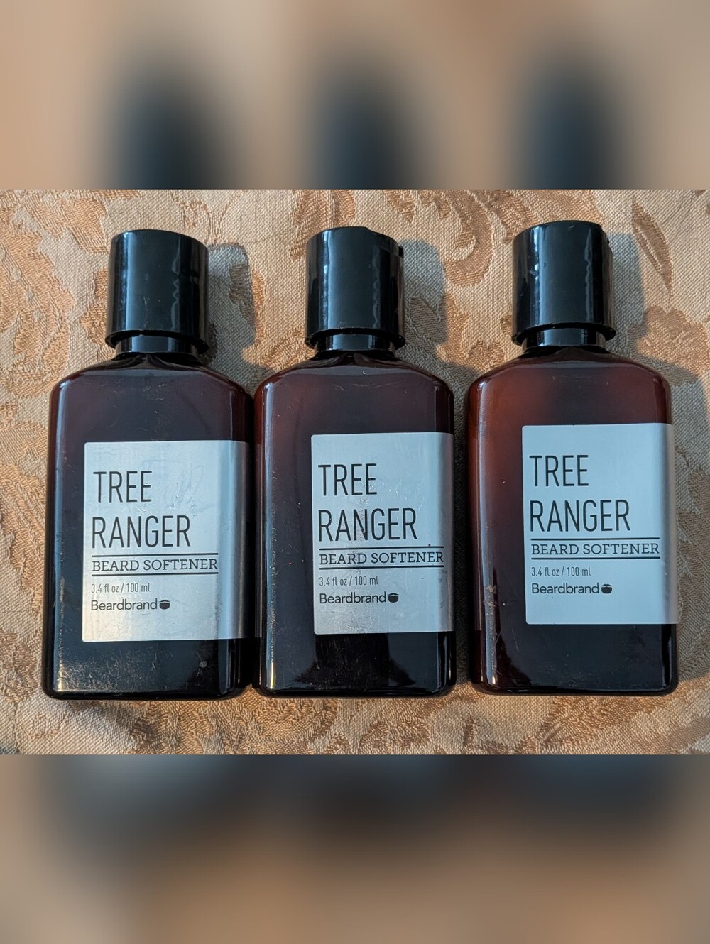 NWOT Lot Of 3 Beardbrand Tree Ranger Utility Beard Softener 3.4oz Each